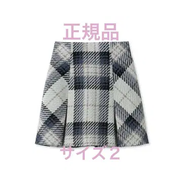 SNIDEL 스나이델 로빙 체크 미니 스커트 정품 IVR