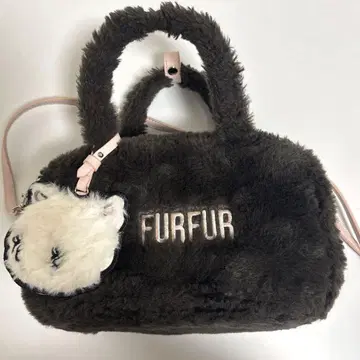 FURFUR Foxy 퍼 보스턴 백