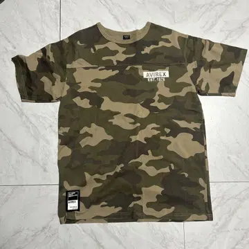 AVIREX 카모플라쥬 티셔츠