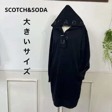새상품급 빅 사이즈 SCOTCH&SODA 후드티 원피스