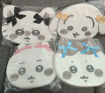 치이카와 (먼작귀) 저반발 쿠션 리본 치이카와 하치와레 토끼 모몽가 4종