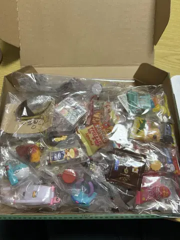 미니어처 식품 캡슐 토이 세트
