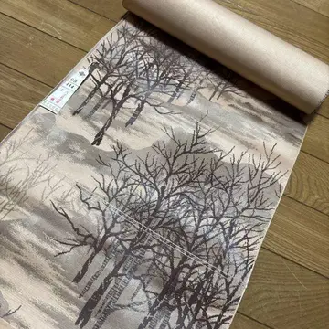 순수 실크 나고야 오비(약 24cm) 미재단 오비지