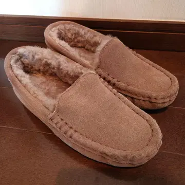 인기*emu(에뮤)*브라운 스웨이드 모카신 *슬립온*24cm