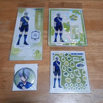 오토야 에이타 캔뱃지 & 아크릴 스탠드 등 4점 블루 록 2기 세트