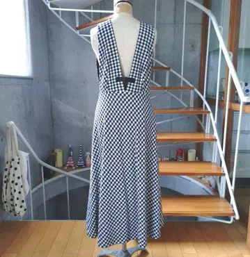 [ 샘플 ] 깅엄 체크 원피스