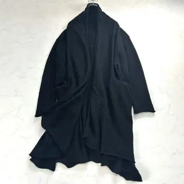 새상품급 메후 센소유니코 롱 가디건 겉옷 변형 루즈핏 블랙
