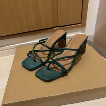뮬 샌들 힐 그린 CITY STUDIOUS 2
