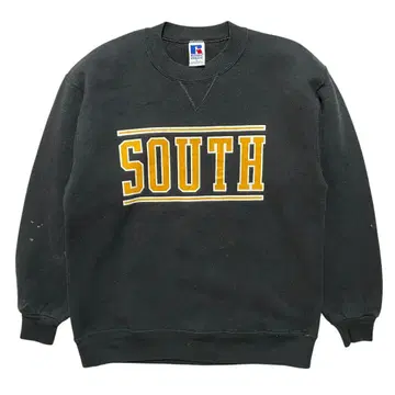 구제 의류 USA제 90S 러셀 빈티지 칼리지 맨투맨 블랙