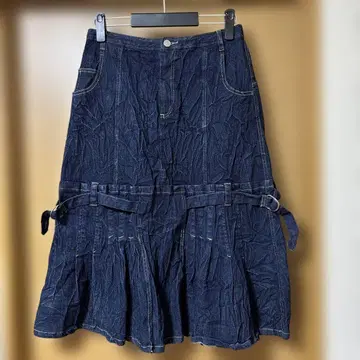 센소유니코 데님 스커트