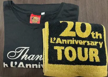 20th L'Anniversary 티셔츠 M 사이즈 & 머플러 타월