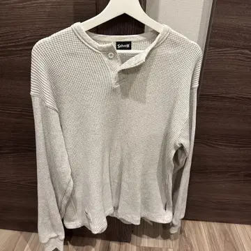 Schott 긴팔 티셔츠 화이트