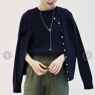 아메리칸 홀릭 T셔츠 라이크 트윈 니트 / 가디건