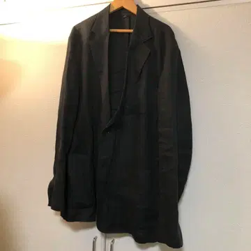 무인양품 린넨 워싱 자켓 L 블랙