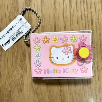 SANRIO 헬로키티 사진 씰 부착 공간 포함 미니 메모 헤이세이 레트로