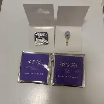aespa hyper 도쿄돔 핑 배지 시크릿 카리나