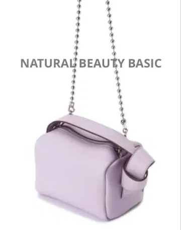 새상품급 NATURAL BEAUTY BASIC 미니 낫 박스 백 2WAY