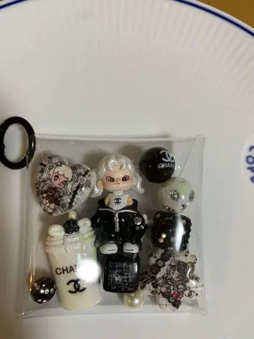 세트 키링 cc 드라 로고계 참으로도