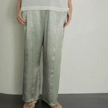 anuke Piping Satin Pants