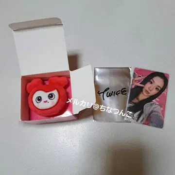 TWICE 봉제인형 반지 1만엔 특전 트레이딩 카드 채영