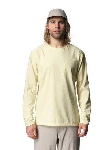 houdini men's cover crew hay yellow m