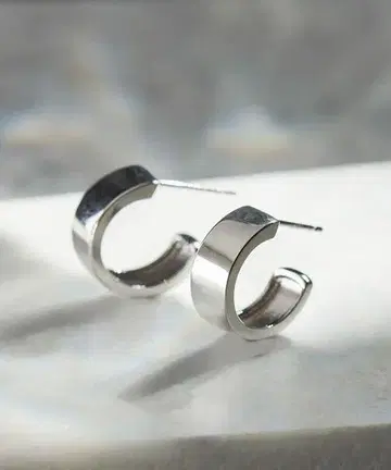 JUPITER [ SV925 ] stylish silver 후프 귀걸이