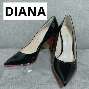 DIANA 다이애나 에나멜 펌프스 레드 밑창 24.5cm