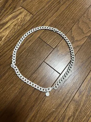 MB 앤티크 가공 체인 목걸이 ( 화이트 )