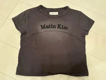 Matin Kim 반팔T셔츠 그레이