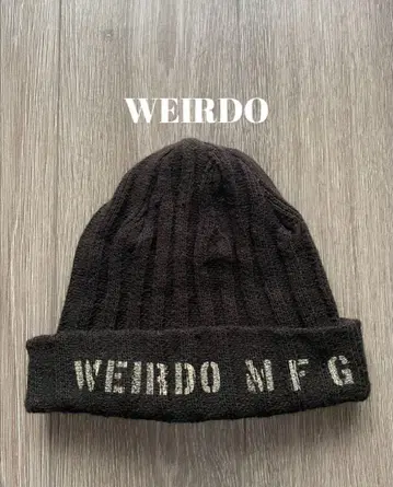 WEIRDO 위어드 니트캡 블랙