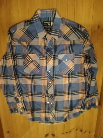 Wrangler 웨스턴 셔츠 X-Long Tails 80년대