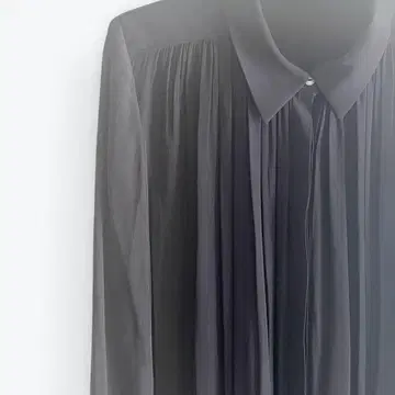 [ LUCA ] 플리츠 디자인 셔츠 원피스