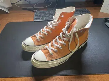 컨버스 ct70 하이컷 오렌지 28cm