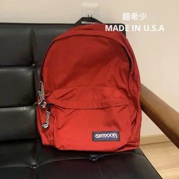 컨디션 최상 초레어 아웃도어 프로덕츠 빨간색 백팩 90s
