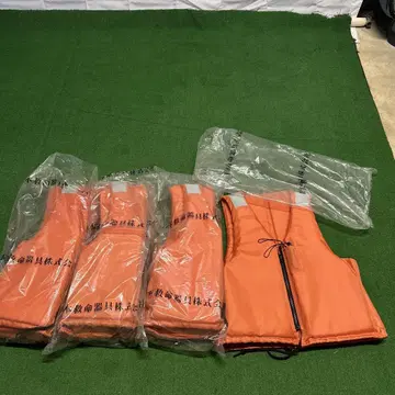 오렌지 구명 조끼 A 타입 4벌