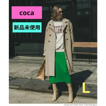 coca 트렌치코트 택 포함 미사용 새상품