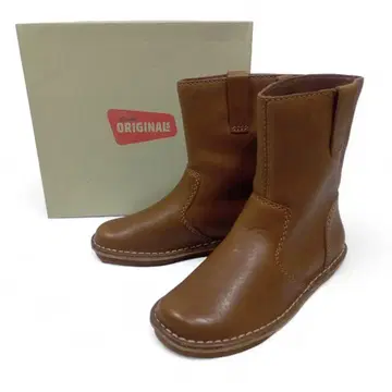 미사용 Clarks 클락스 천연 가죽 숏부츠 페코스 부츠 37.5