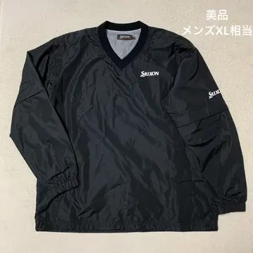 새상품급 Srixon 긴팔 2way 자켓 윈드 브레이커 블랙