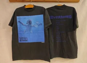 라스트 1점! XL NIRVANA NEVERMIND 티셔츠