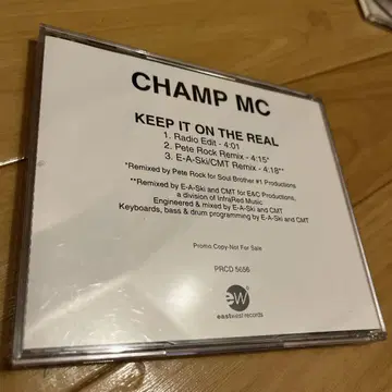 CHAMP MC KEEP IT ON THE REAL G rap