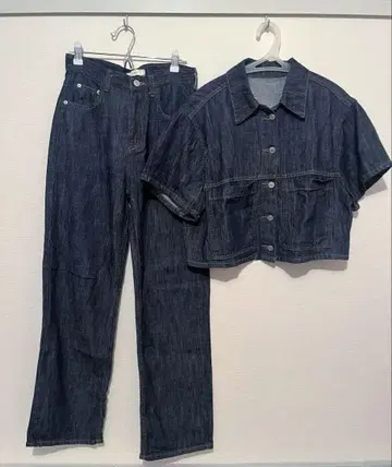 셋업 청바지 원단풍