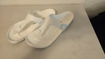 BIRKENSTOCK 화이트 샌들 27cm