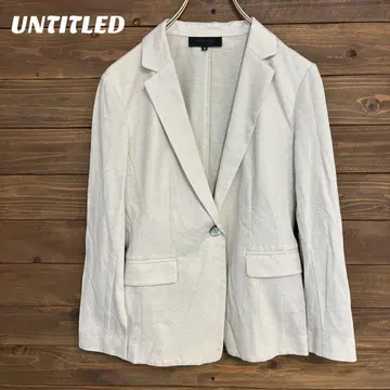 [ 언타이틀 ] UNTITLED 자켓 얇은 소재 겉옷 스트라이프 M