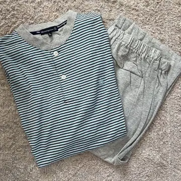 새상품 Munsingwear 스트라이프 룸웨어 L Munsingwear