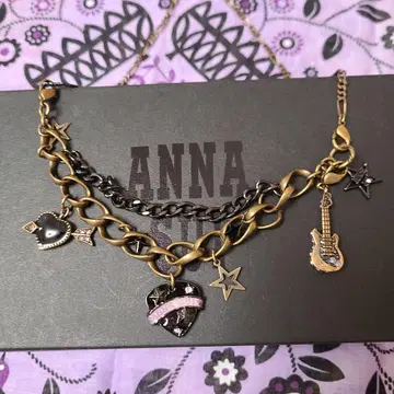 ANNA SUI 참 포함 목걸이 2way