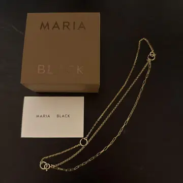 MARIA BLACK 골드 체인 목걸이