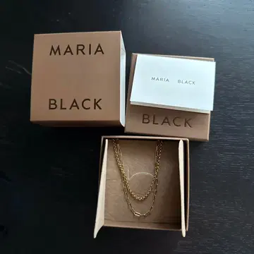 MARIA BLACK 골드 체인 목걸이