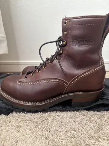 Wesco 워크 부츠 브라운