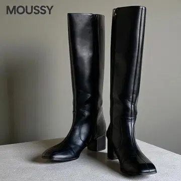 [ 마우지 ] 24.5cm: 롱 부츠 ( 블랙 )