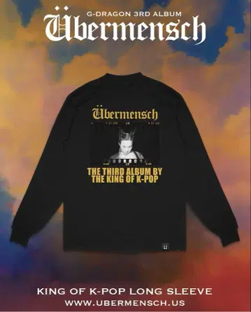 G-Dragon Ubermensch 롱 슬리브 T셔츠 L 사이즈